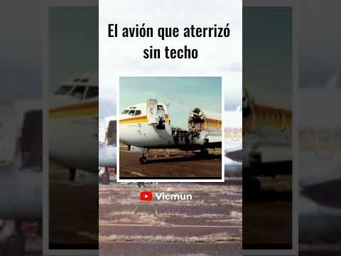 Accidentes de aviones: EL ATERRIZAJE SIN TECHO