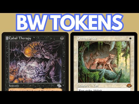 SO MANY CATS! Legacy BW Token Aggro with a Guide of Souls Ocelot Pride combo finish. MTG League
