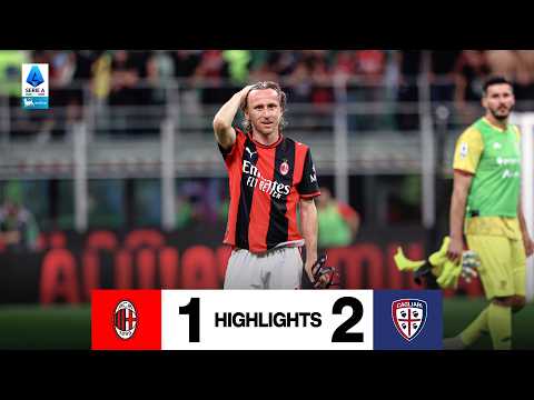 AC Associazione Calcio Milan 1-2 Cagliari Calcio 