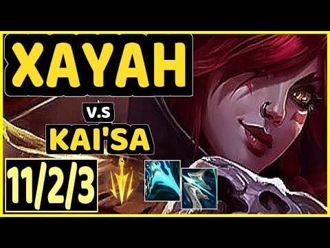 KOBBE (XAYAH) vs KAI'SA - 11/2/3 KDA BOTTOM ADC GAMEPLAY - EUW Ranked GRANDMASTER
