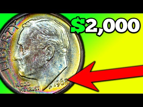 1962 Silver Roosevelt Dimes Worth Money!