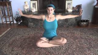 Makka-Ho, a 10 minute Japanese yoga from Zen Shiastsu  including  healing sounds, colors and positive affirmations for each set of meridians