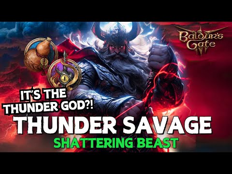 MOST EXPLOSIVE THUNDER GOD! Patch 8 Drunken Master/Hexblade BUILD in Baldur's Gate 3 // #bg3