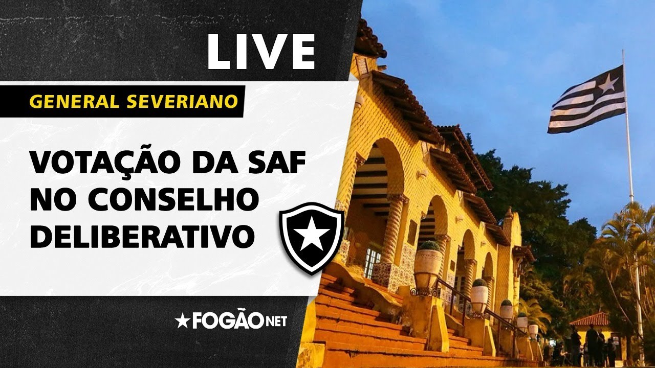 AO VIVO: Acompanhe a movimentação em General Severiano para votação do Conselho sobre venda da SAF Botafogo AO VIVO: Acompanhe a movimentação em General Severiano para votação do Conselho sobre venda da SAF Botafogo