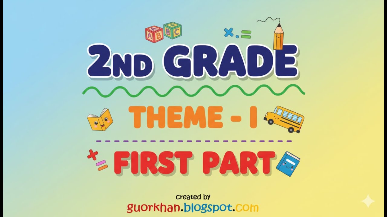 2nd Grade Theme 1 / Part 1 / Maarif Modeli 2. Sınıf İngilizce - 1. Tema 1. Bölüm