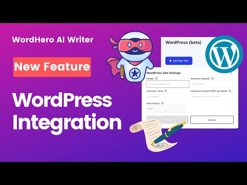 Publish Directly to WordPress from WordHero! | Step-by-Step Integration Guide