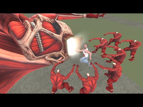 Franklin Enter Inside Colossal Titan Head - INDIAN BIKE DRIVING 3D