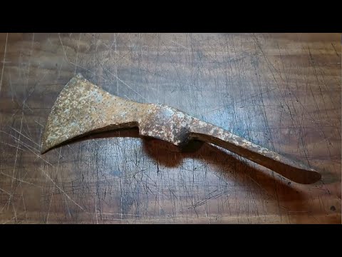 Antique Axe Restoration I Did It First Time