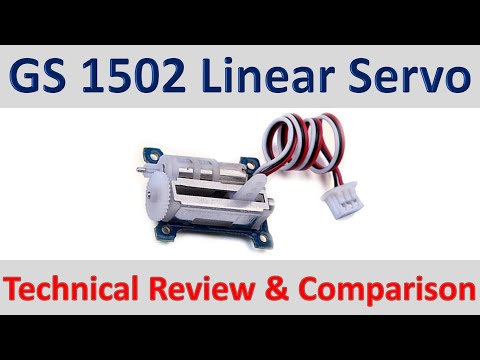 GS-1502 Linear Servo Review (Video#92)