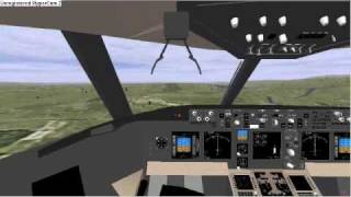 preview picture of video 'FLIGHTGEAR - BOEING 787-8 CROSSWIND LANDING AT RPML'