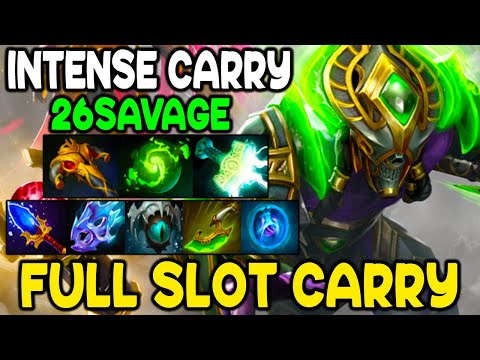 INTENSE CARRY 26 SAVAGE - FACELESS VOID FULL SLOT ITEM - CRAZY TEAM FIGHT - DOTA 2 GAMEPLAY