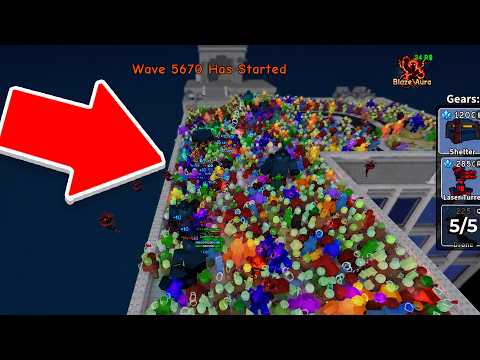 I SURVIVED INFINITE WAVES IN SURVIVE ZOMBIE ARENA