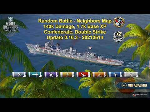 ⚓World of Warships - Asashio - Where's your deadeye now? 👀 🔭