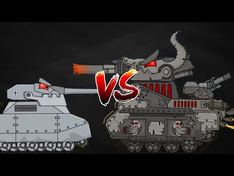 Ratte vs leviathan:the lost episode-Cartoon about tanks