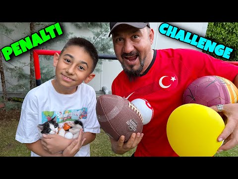 EGEMEN KAAN İLE ÇEŞİTLİ TOPLARLA PENALTI CHALLENGE!