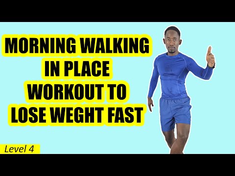 45 Minute Intense Running Workout at Home for Slimming 400 Calories