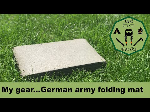 My gear...German army folding mat