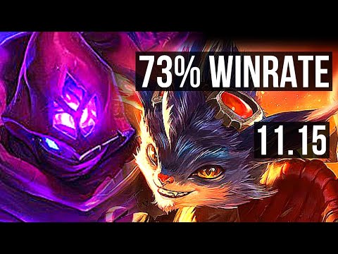 MALZAHAR vs RUMBLE (MID) | 73% winrate, 5/1/10, Rank 6 Malz | KR Master | v11.15