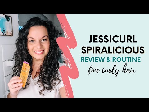 Jessicurl Spiralicious Review on Fine Curly Hair