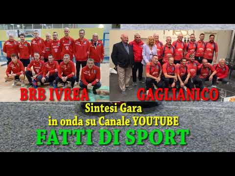 Bocce: Promo Video Footage of the BRB Ivrea - Gaglianico Match, National Serie A Championship 25/26