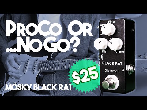 Mosky Black Rat Distortion Pedal Free Shipment,price include the import duty for US buyer image 7