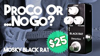 Video thumbnail for Mosky Black rat | ProCo RAT clone? by Derek Paul Guitar