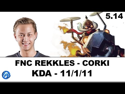 FNC Rekkles - Corki vs Caitlyn - EUW SoloQ