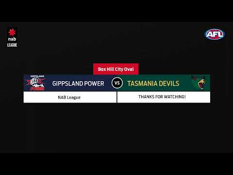 NAB LEAGUE 2019: Round 14 - Gippsland v Tasmania Devils (Full Game)