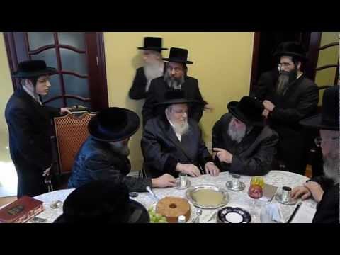Admor M'Viznitz visits by Admor M'Sulitza and Admor M'Ropshitz
