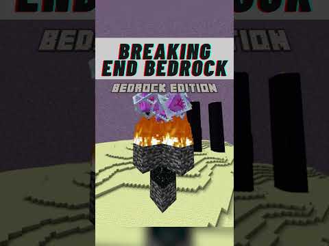How to Break Bedrock in the End 1.19 Redstone Tutorial [Bedrock 1.19]
