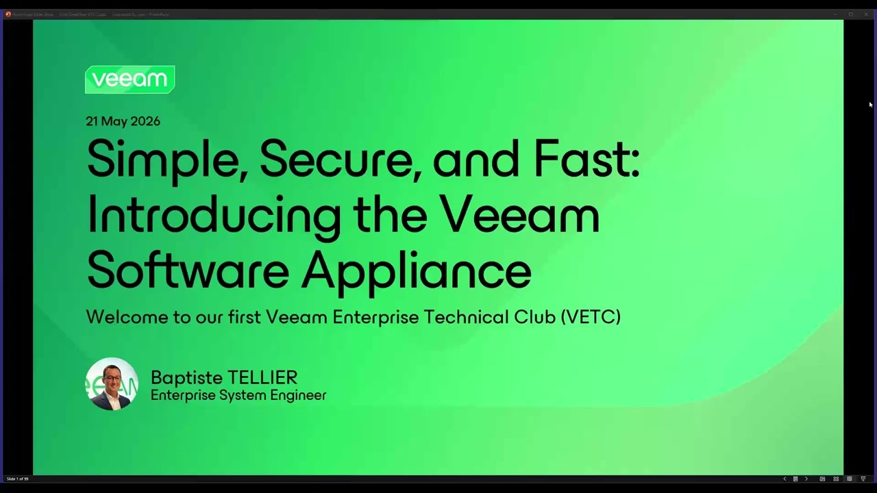 Deep-dive-de-la-Veeam-Software-Appliance video