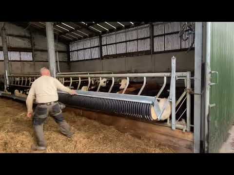 Spring assisted feed troughs 