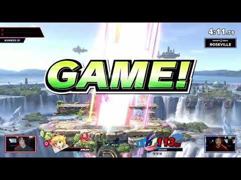 Jimrude (Peach) vs Zeoark (Greninja) -  Winners Semi-Final  - Super Smash Tuesdays #30