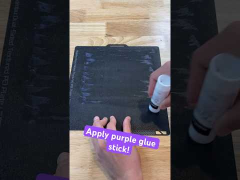 Do You Put Glue Stick On Your 3D Printer Build Plates? #shorts