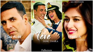 Tere Sang Yaara fullscreen Whatsapp status  Atif A