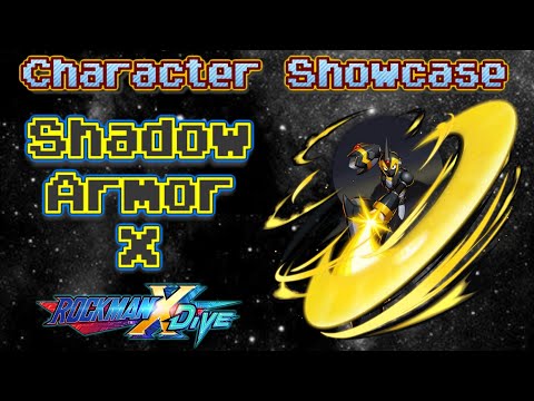 Mega Man X DiVE - Shadow Armor X - Character Showcase