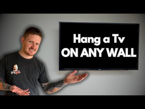 How to Wall Mount a Tv on ANY TYPE OF WALL - Complete DIY Guide