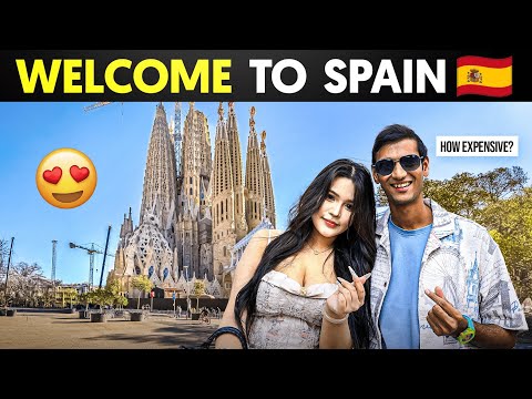 1st Day in Barcelona, Spain 🇪🇸 | How Expensive is Spain? | India to Spain