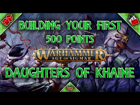 Starting a Daughters of Khaine Army in Age of Sigmar