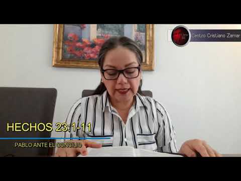 Hechos 23:1-11 Pablo ante el Concilio