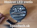 Prídavné hmlové LED svetlo 12/24V - 2x5W LED CREE homologizácia ECE R19 (157,7x109,4mm)  - Video Youtube