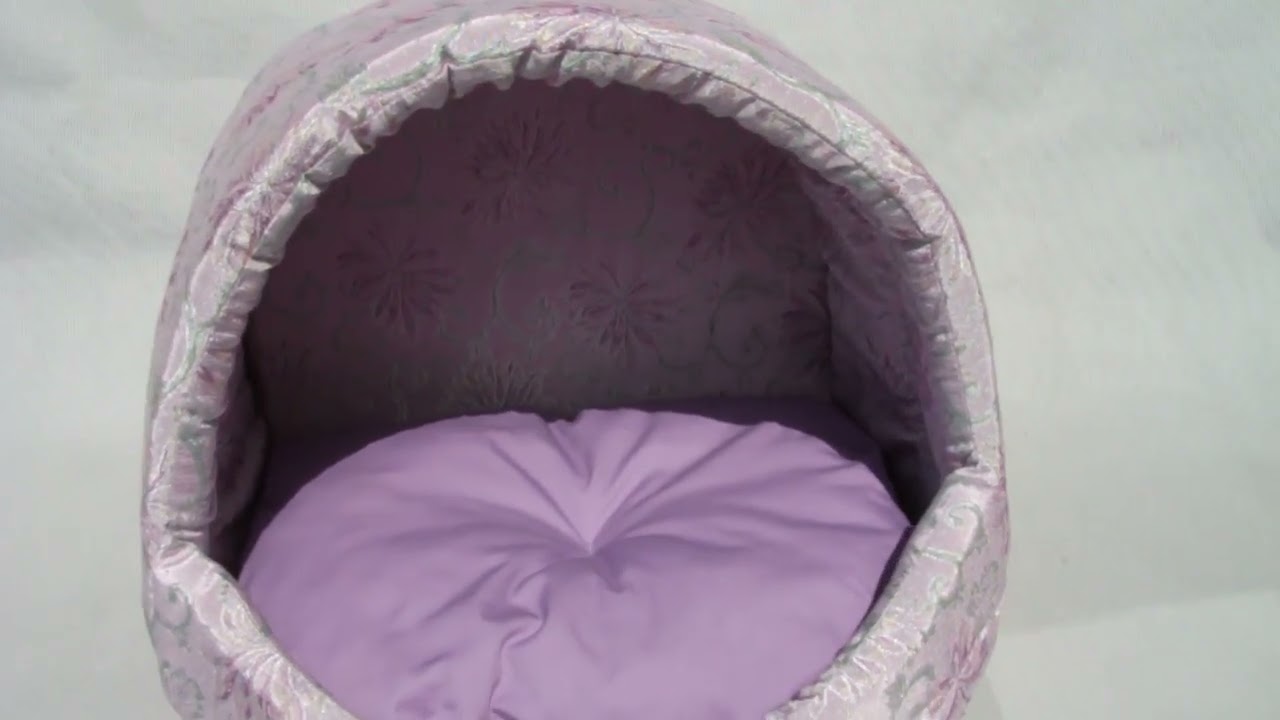 Legowisko dla psa budka dla psa fioletowa www.york-shop.pl