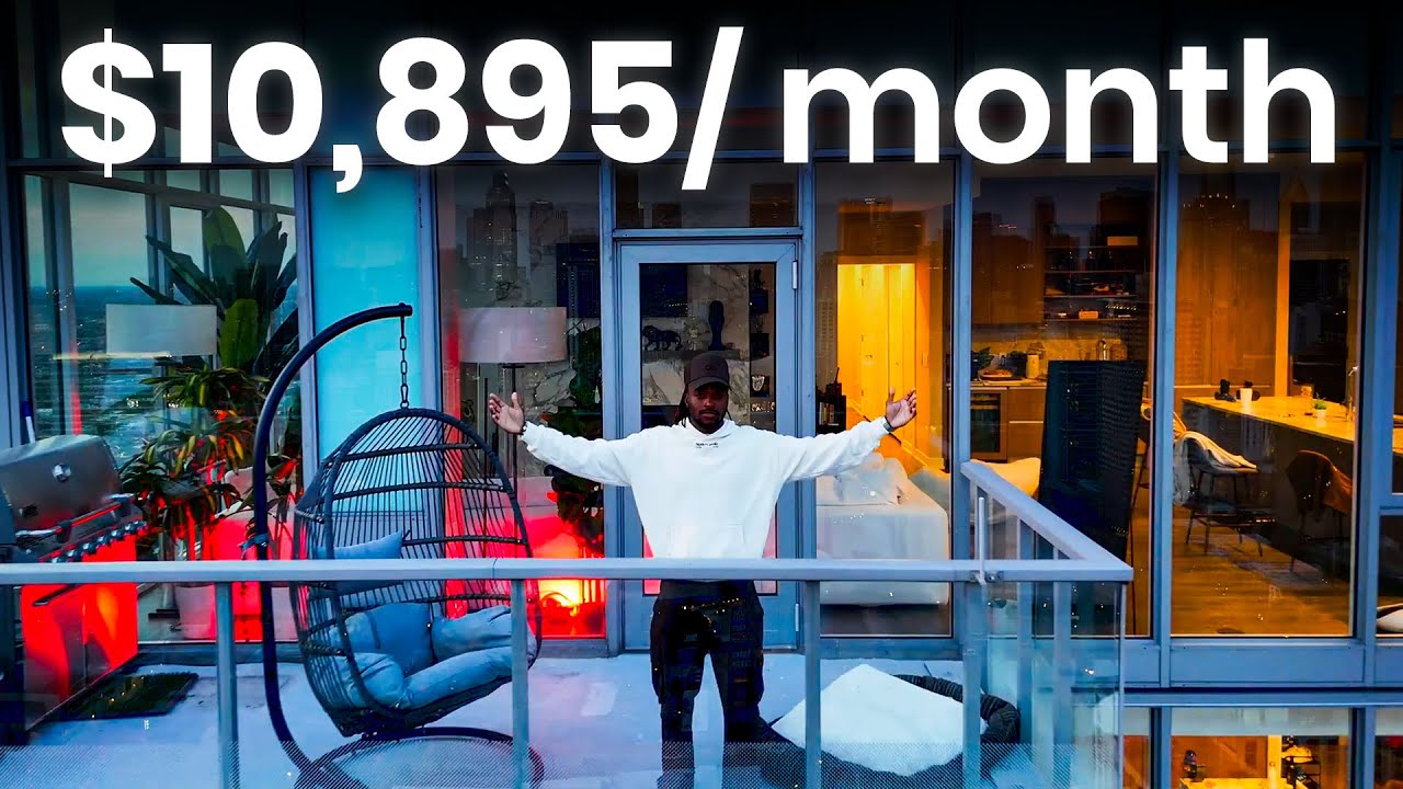Eddie Cumberbatch $10,000/month Chicago Penthouse Tour