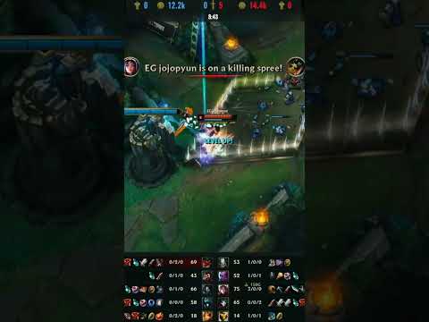 EG jojopyun Irelia SoloKill ORD BioPanther Renekton - EG vs ORD 2022 MSI #shorts