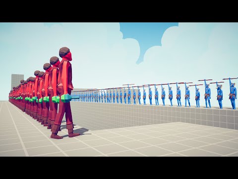 50x POTION SELLERS vs 50x EVERY RANGED UNITS - Totally Accurate Battle Simulator
