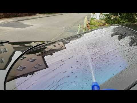 Rain X Regenabweiser auf meinem CL500 V8 abperleffekt Perlen Fazit