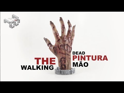 The Walking Dead Pintura mão zumbi
