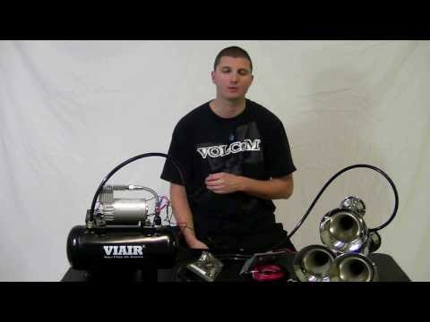 120PSI Triple Horn Loudmouth Train Horn Kit