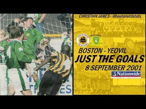 Boston United vs Yeovil Town 2001 Goals
