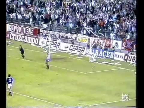Atletico Madrid vs Politehnica Timişoara  1-0 . 3 octombrie 1990 .